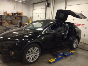 More information about "Tesla Model X Photo Leak Shows Off Rear Falcon Wing Door"