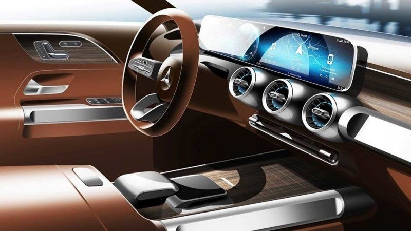 More information about "Interior of Mercedes-Benz GLB Concept Rendered"